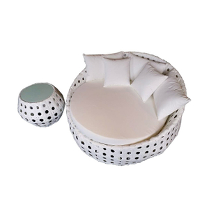 $ 299 Promoção Preço à beira da piscina de plástico Rattan Beach Sunbed