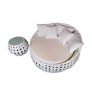 $ 299 Promoção Preço à beira da piscina de plástico Rattan Beach Sunbed