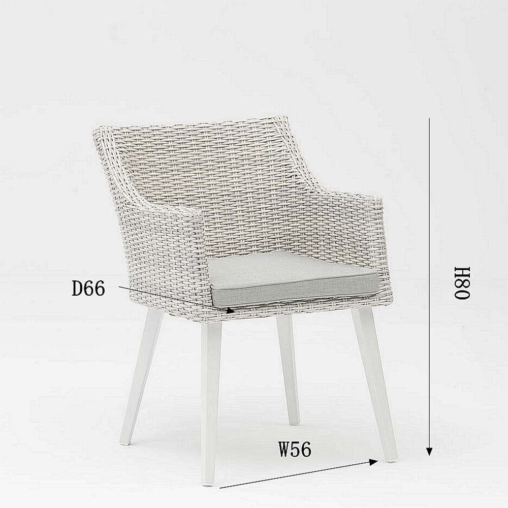 Novo Craft Design Moderno Rattan P&aacute;tio Jardim Cor Praia Cadeira de Bra&ccedil;o Lazer Cadeira de Rattan ao Ar Livre