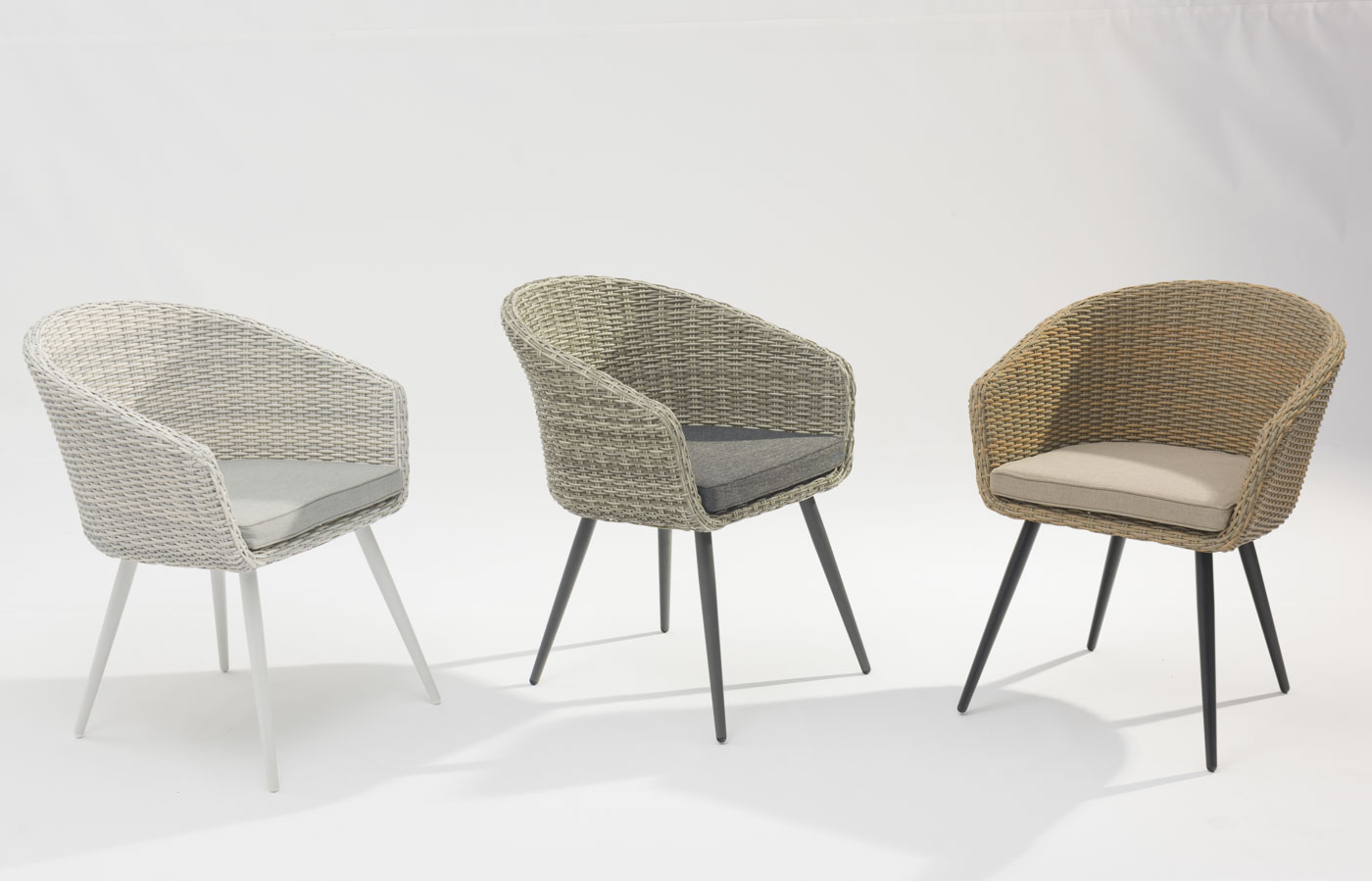 Protetor solar durável à prova d'água de alta qualidade de alta qualidade, jardim externo de alta qualidade, praia, cadeira de vime tecida