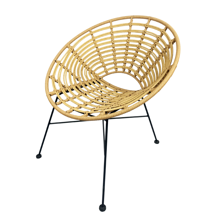 Restaurante ao ar livre Café Jantar Alumínio Jardim Jantar Bistro Bar Varanda Cadeiras de vime Cana de vime Cadeiras de vime