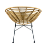 Restaurante ao ar livre Café Jantar Alumínio Jardim Jantar Bistro Bar Varanda Cadeiras de vime Cana de vime Cadeiras de vime