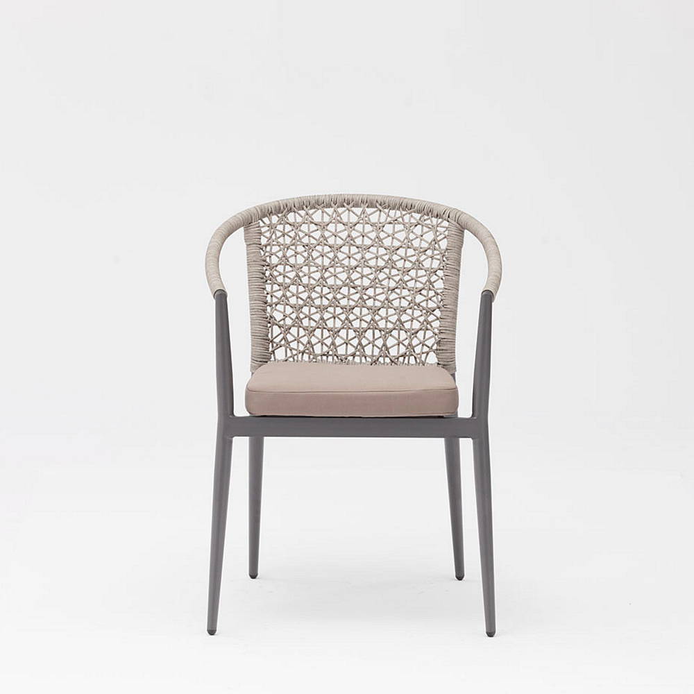 Hot New Technology Design Moderno Rotim Estrutura de Alumínio Jardim Terraço Praia Apoio de Braço Lazer Cadeira de Rattan ao Ar Livre