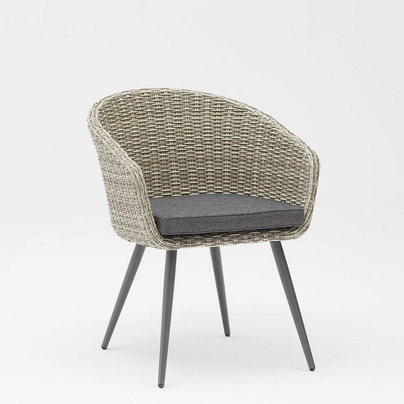 Protetor solar durável à prova d'água de alta qualidade de alta qualidade, jardim externo de alta qualidade, praia, cadeira de vime tecida