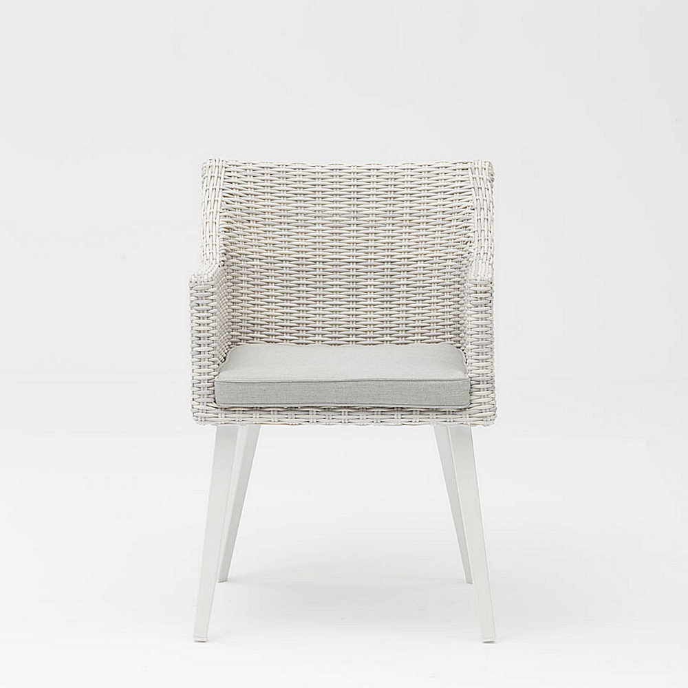 Novo Craft Design Moderno Rattan Pátio Jardim Cor Praia Cadeira de Braço Lazer Cadeira de Rattan ao Ar Livre