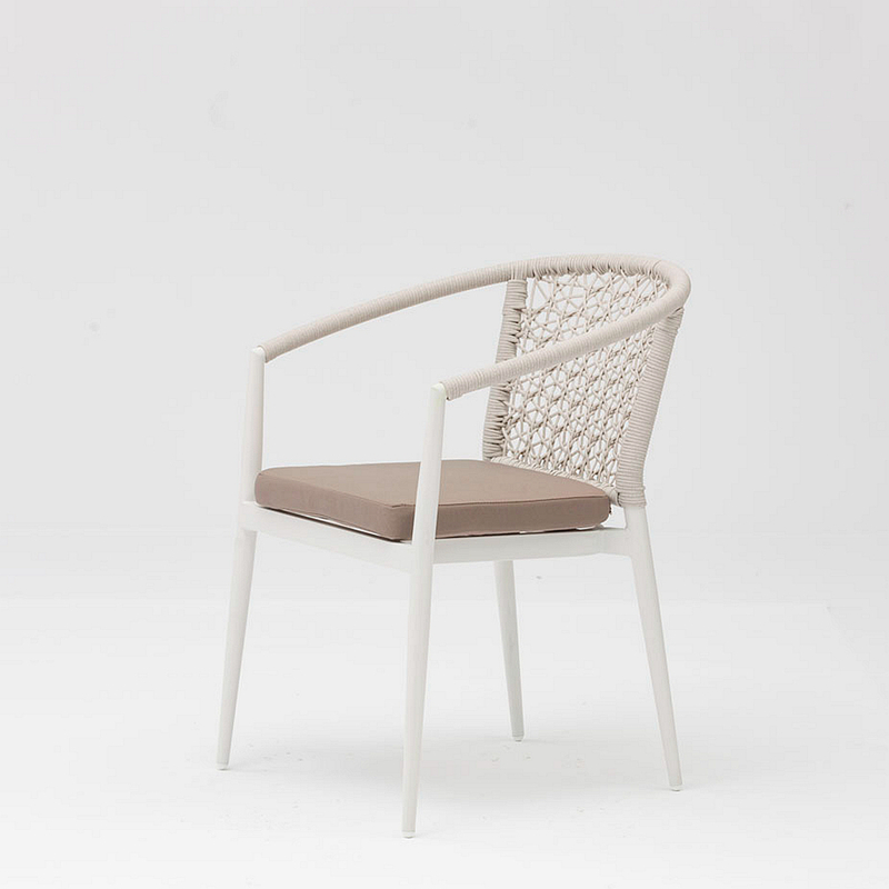 Hot New Technology Design Moderno Rotim Estrutura de Alumínio Jardim Terraço Praia Apoio de Braço Lazer Cadeira de Rattan ao Ar Livre