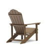 Pátio de jardim ao ar livre à prova d'água de alta qualidade Beach Classic Folding Lounge Plástico rígido Compensado de madeira compensada Móveis para cadeiras de Adirondack