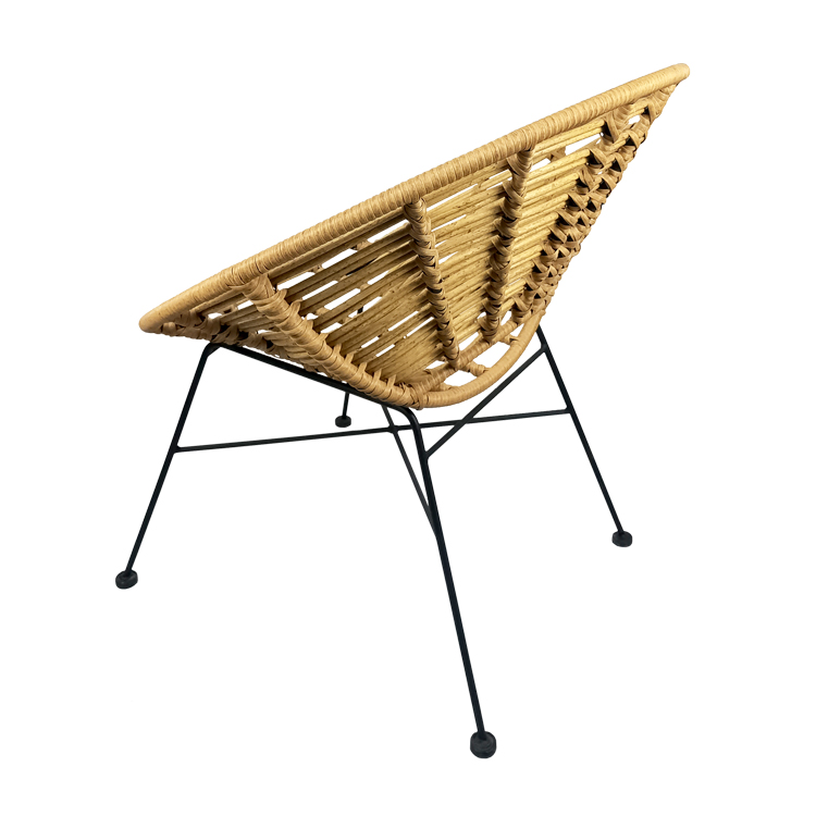 Restaurante ao ar livre Café Jantar Alumínio Jardim Jantar Bistro Bar Varanda Cadeiras de vime Cana de vime Cadeiras de vime