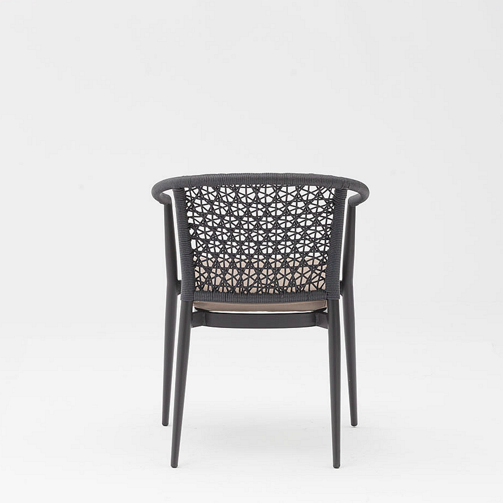 Hot New Technology Design Moderno Rotim Estrutura de Alumínio Jardim Terraço Praia Apoio de Braço Lazer Cadeira de Rattan ao Ar Livre