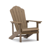 Pátio de jardim ao ar livre à prova d'água de alta qualidade Beach Classic Folding Lounge Plástico rígido Compensado de madeira compensada Móveis para cadeiras de Adirondack