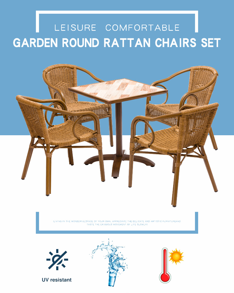 cadeiras de bistr&ocirc; de bambu