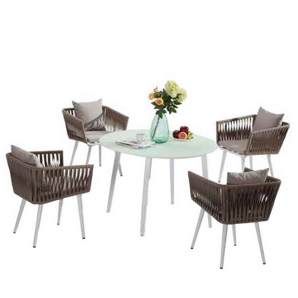 Vantagens do conjunto de mesa de jantar de vidro redondo