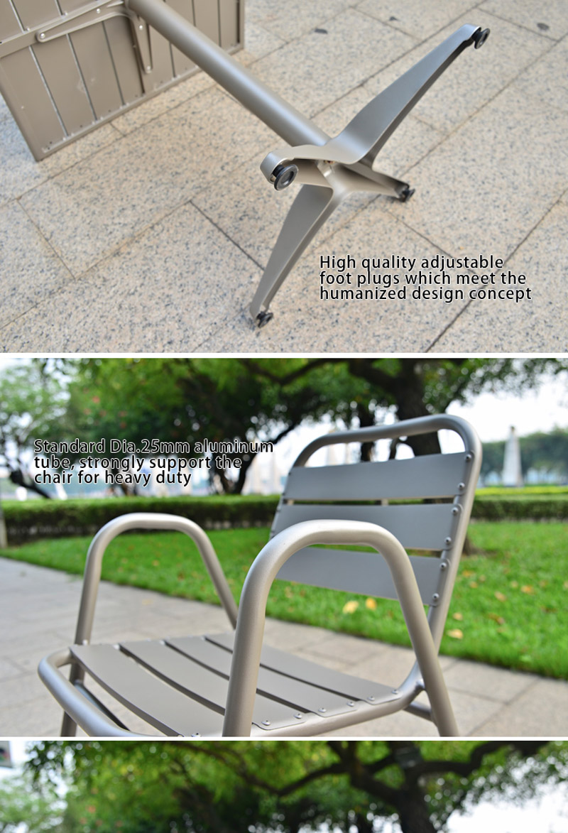 conjunto de p&aacute;tio de alum&iacute;nio