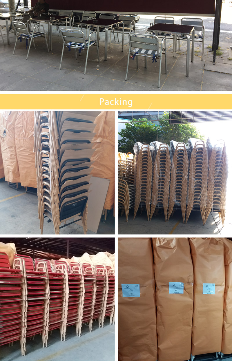 conjuntos de m&oacute;veis de p&aacute;tio de alum&iacute;nio