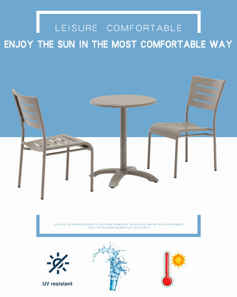 mesa de p&aacute;tio de metal