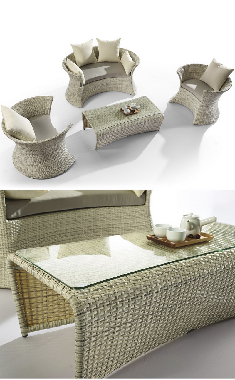 seccional ao ar livre curvo