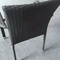 Conjunto de cadeiras de mesa fora Rattan pátio jardim bistrô