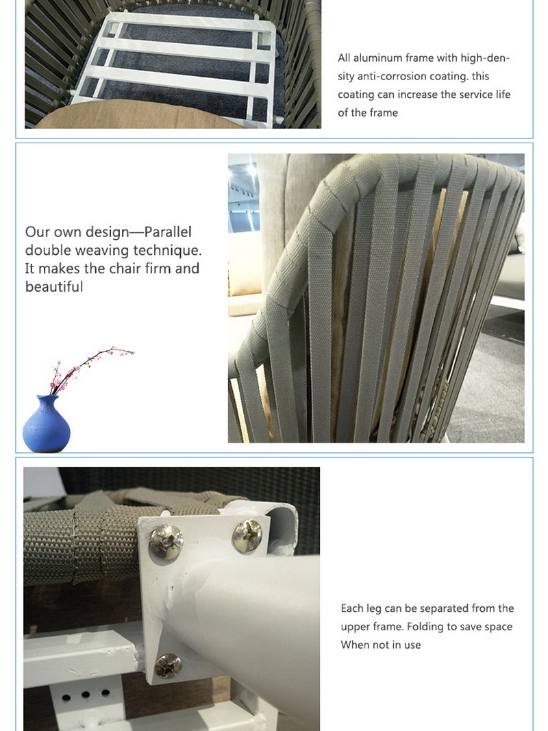 m&oacute;veis de corda ao ar livre