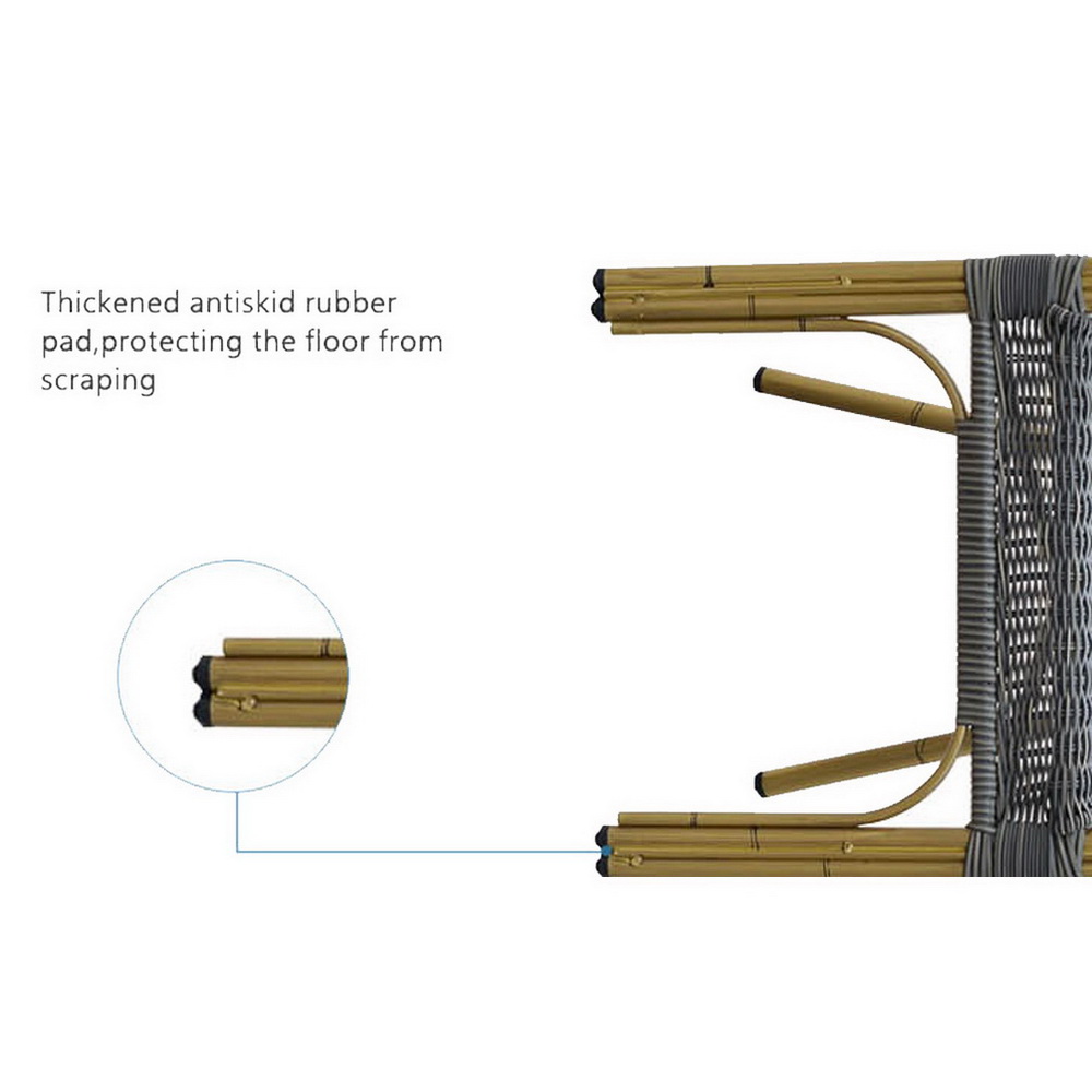 cadeiras de vime ao ar livre