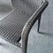 Conjunto de cadeiras de mesa fora Rattan pátio jardim bistrô