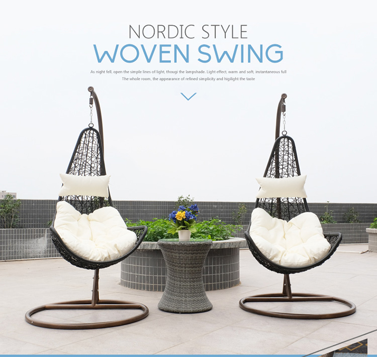 cadeira de vime pendurada