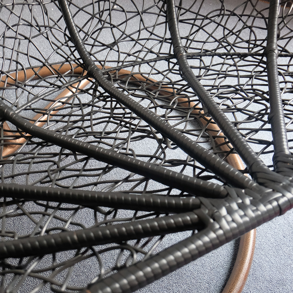 Mobília exterior dos assentos exteriores do balanço do jardim de Seater 3 para a venda