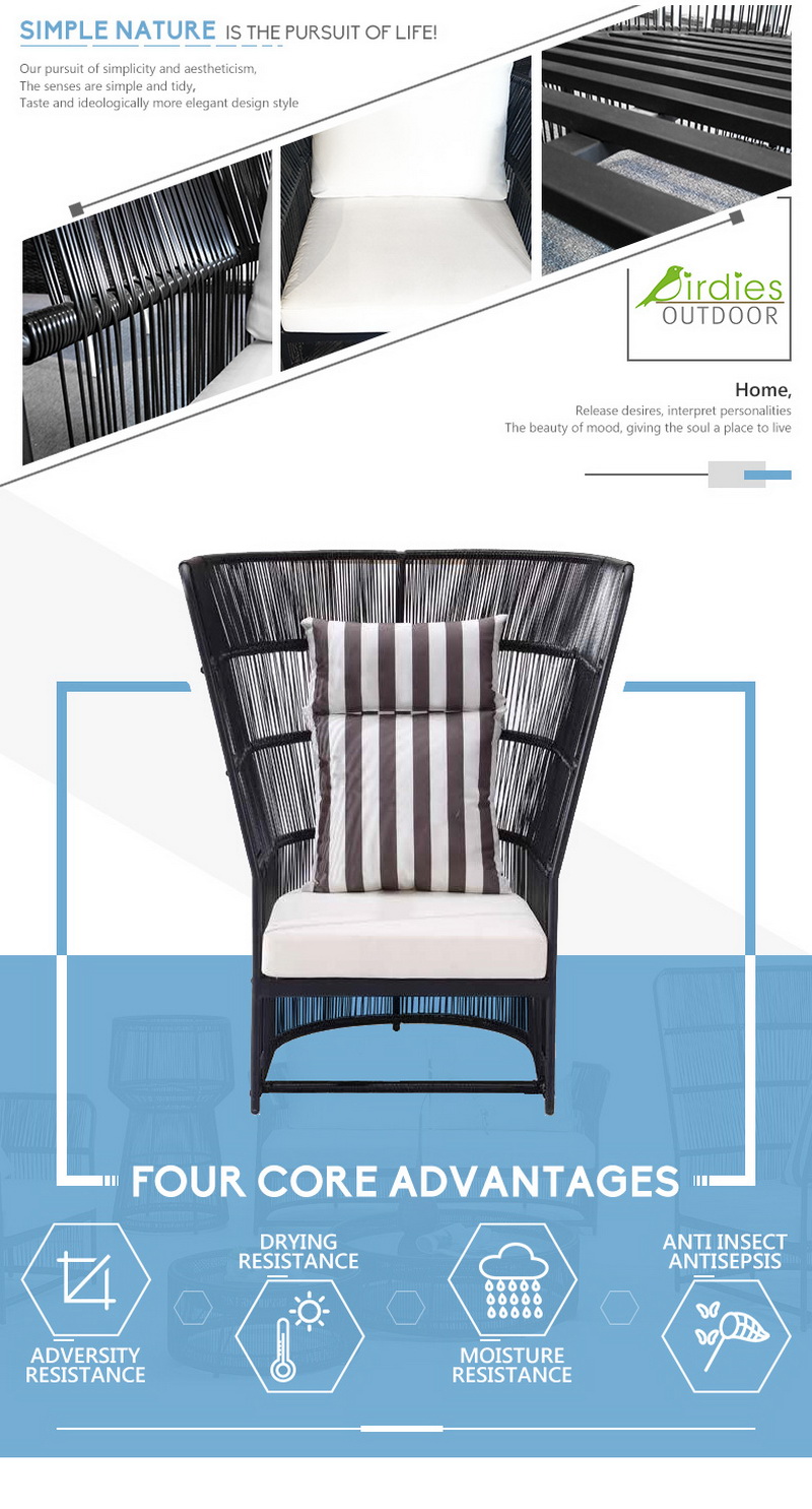 sof&aacute; de canto em vime