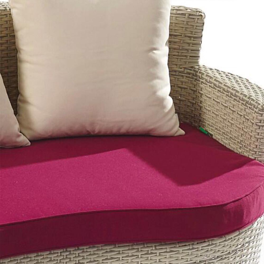 Venda por atacado pequena do sofá do canto do jardim do Rattan de 2 Seater