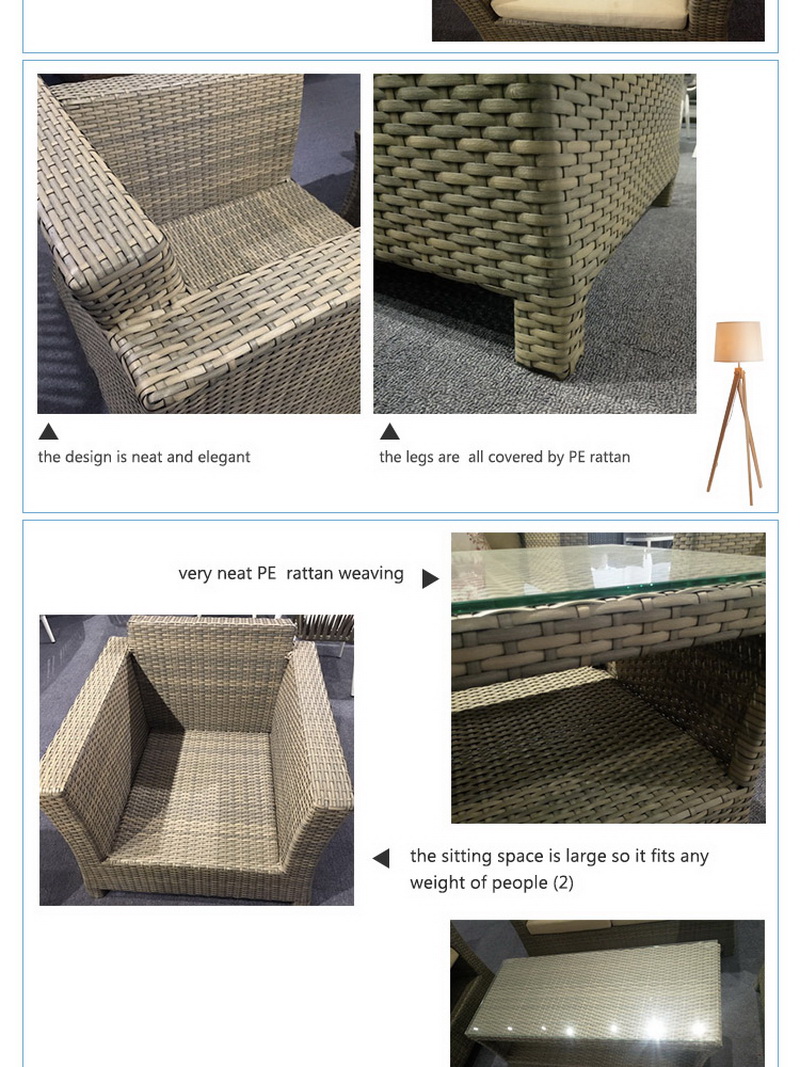 conjunto de sof&aacute; de vime