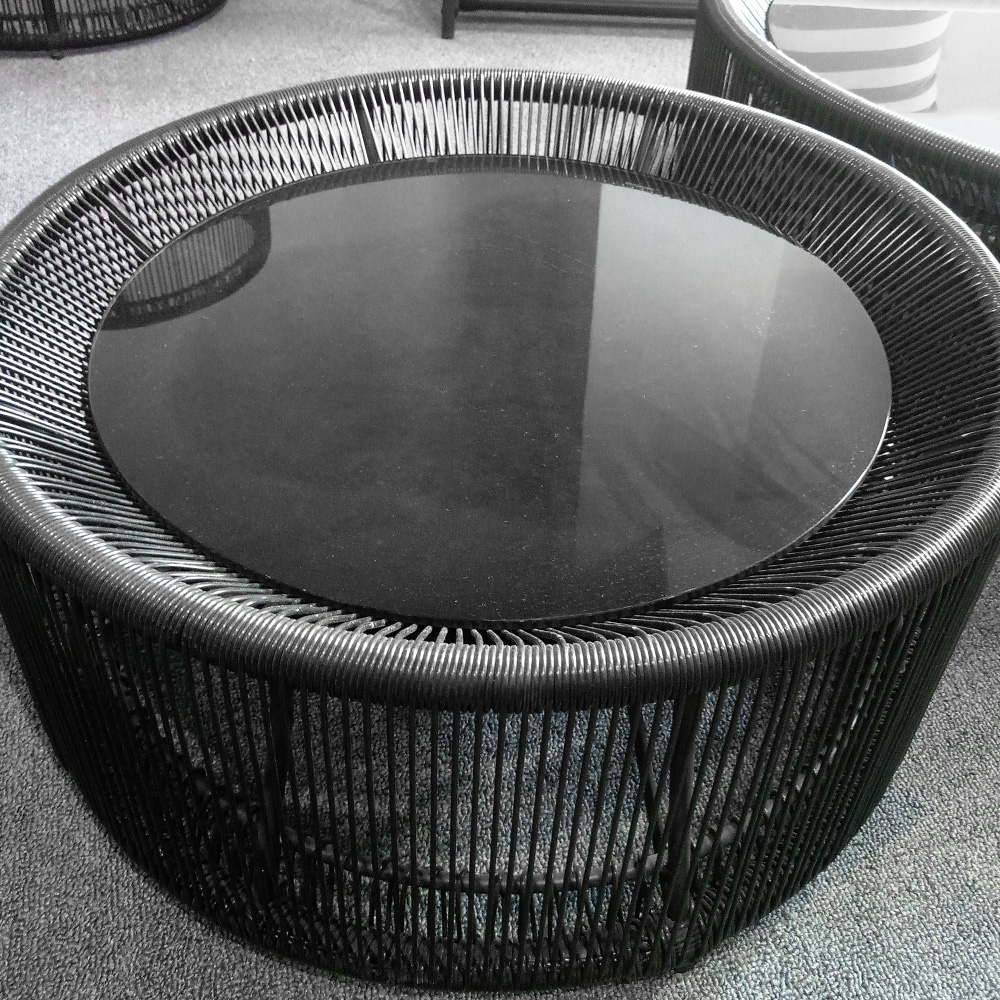 Venda ao ar livre da mobília do sofá do canto do Rattan do jardim