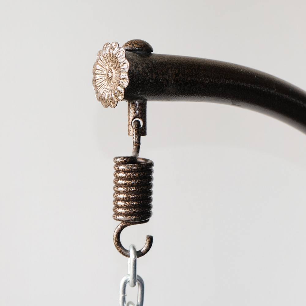 Cadeira de balanço de suspensão interna do Rattan de vime do jardim