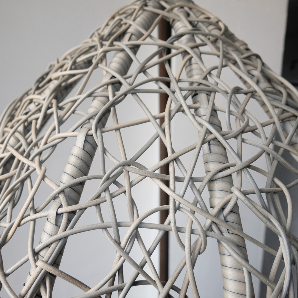 Balanço de cadeira de ovo pendurado ao ar livre Rattan